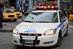 police car, nypd, manhattan