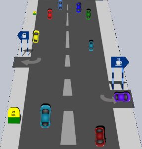 traffic, road, driving